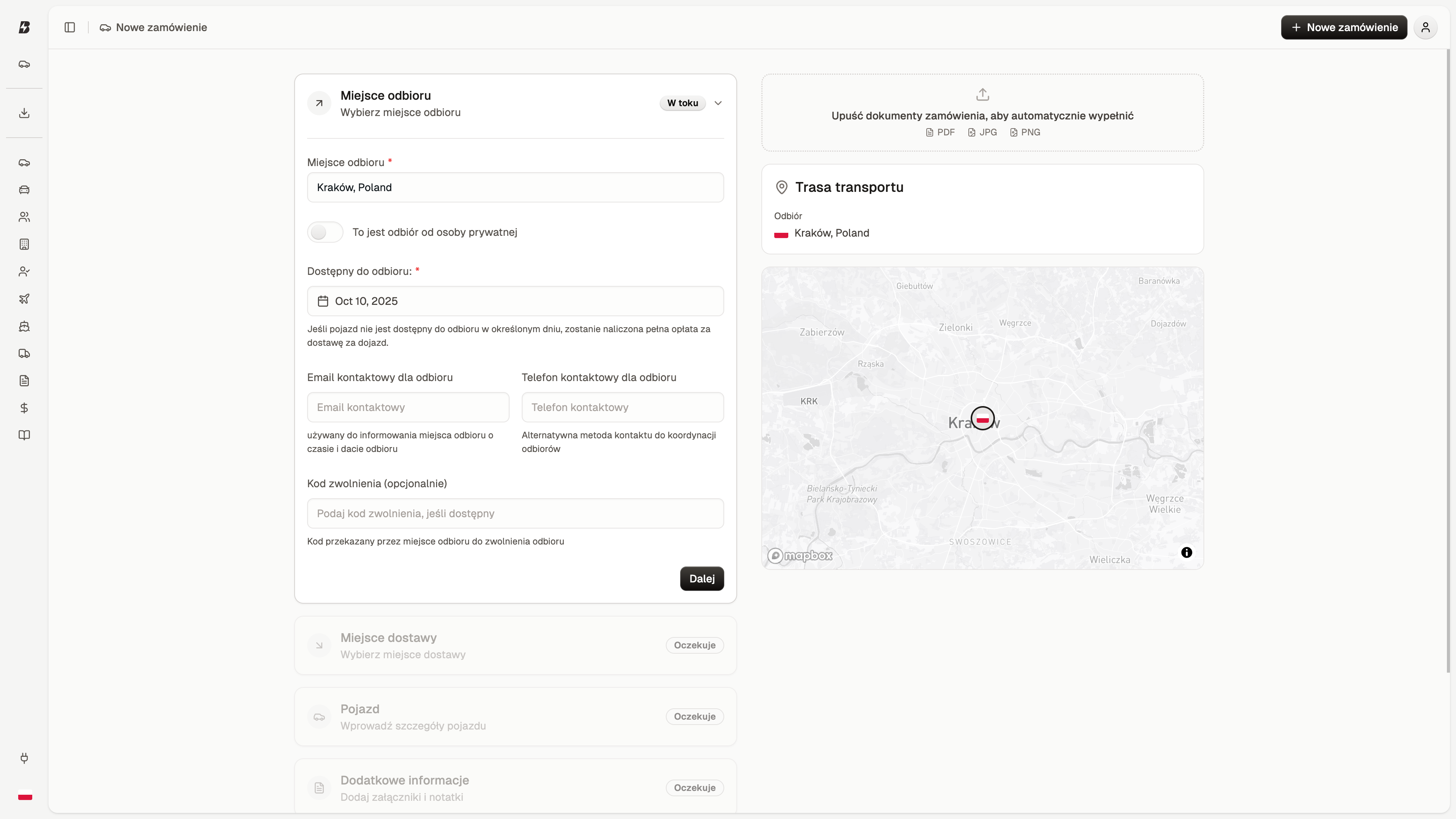 Bahn Express Order Form